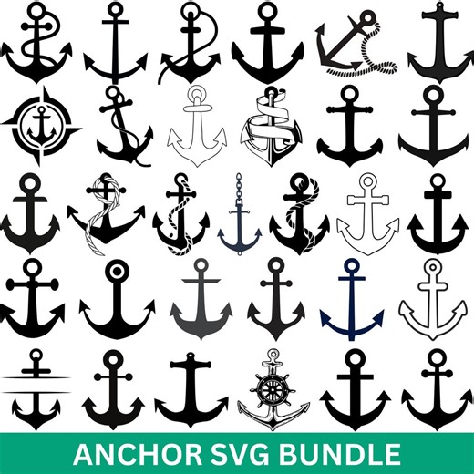 Ship Anchor SVG Bundle, Boat Svg, Ship Anchor Clipart, Anchor PNG Bundle, Anchor SVG Cut Files Cricut, Wheel Svg, Instant Download - Etsy