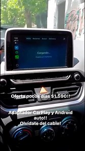 🚗 ¡Olvidate de los cables en tu auto! Con este Adaptador Inalámbrico CarPlay & Android Auto convertís tu pantalla en una experiencia moderna y 100% sin cables en segundos. 📲 Qué podés hacer con él: ✅ Conectar tu iPhone o Android sin cables ✅ Usar Spotify, Waze, Google Maps, Apple Maps y más ✅ Llamadas, mensajes y música… todo manos libres ⚡ Ventajas que marcan la diferencia: • Se conecta solo al encender el auto • Instalación rápida y sencilla • Sonido de alta calidad • Chau cables molestos 🚫