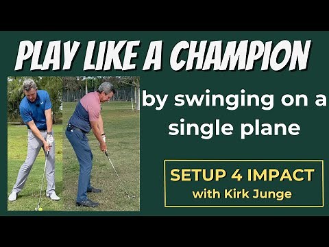 Senior Champion on how to swing on a single plane