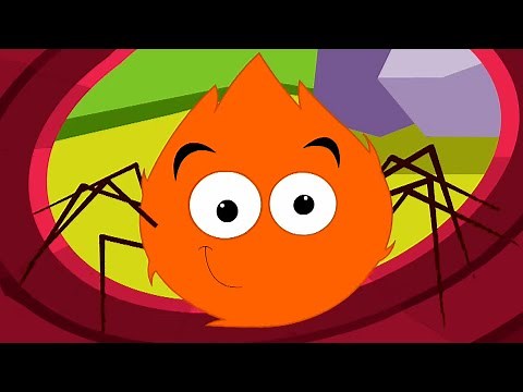 Incy Wincy Spider, Nursery Rhyme and Cartoon Video for Babies