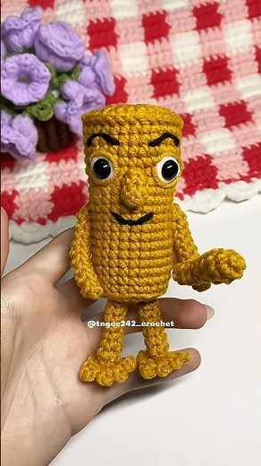 Crochet Tung Tung Tung Sahur #crochet #brainrot #tungtungtungsahur #amigurumi