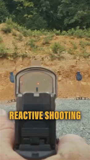 Tenicor on Instagram: "Reactive shooting isn’t guessing or chasing speed — it’s confirming the sight picture and pressing the shot immediately."