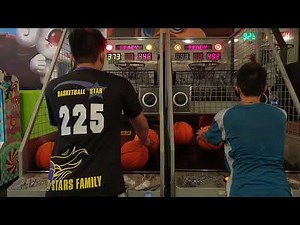 【番外篇】台湾ゲーセンバスケットゲームのマスター大対決！！(搖滾投籃機) #バスケットボール