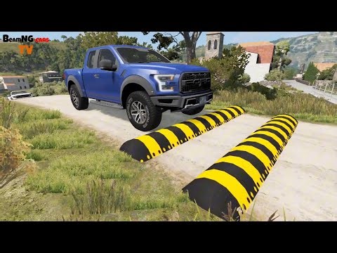 Cars vs Massive Speed Bumps Compilation #347 BeamNG.drive Live 2