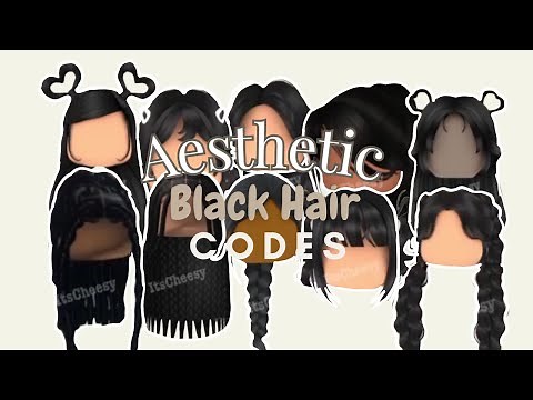 💈Aesthetic Black Hair Codes|Roblox Bloxburg