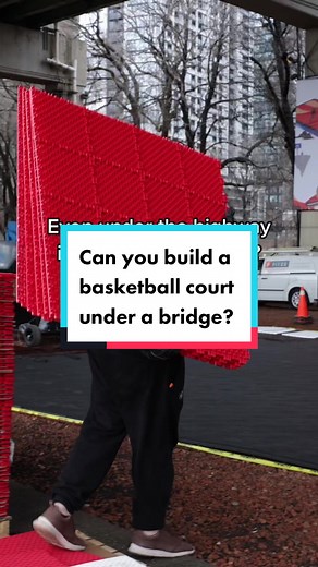 Building a Basketball Court for KFC Canada in Downtown Toronto