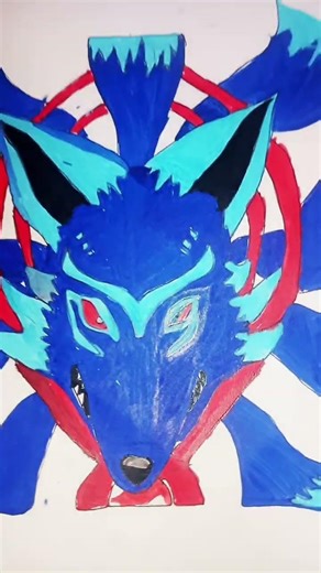 My drawing of Kitsune fruit icon from Blox Fruits #drawing #roblox #bloxfruits