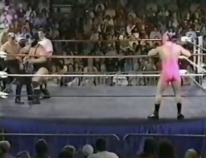 54K views · 178 shares | On February 24, 1990 NWA World Championship Wrestling aired on TBS on the eve of “WrestleWar.” Take a look back as The Road Warriors (Hawk & Animal) with Paul Ellering demolish Gladiator and Zan Panzer. | Davenport Sports Network | Facebook