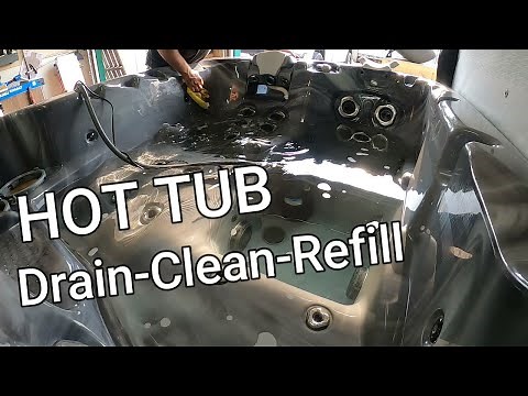 Hot Tub Purge, Clean, Drain and Refill: How to Clean your Hot Tub: Spa Drain and Refill: Spa Purge