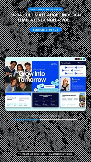 24-in-1 Ultimate Adobe InDesign Templates Bundle – Vol. 5