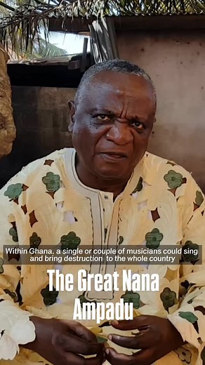 2.7K reactions | Long ago when I decided to pursue music, it wasn't only to write and perform but to listen , learn and understand it from different perspectives which included visiting old generations and hearing them speak. This is one such moment with Nana Ampadu of the African Brothers Band, arguably Ghana's most prolific band project and era defining group of the 60s and 70s. | Kye Kye Ku | Facebook