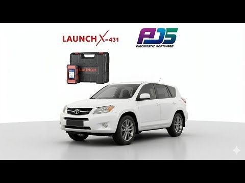 FULL SCAN DIAGNOSTIC TOYOTA RAV4 LAUNCH ADS X431 PAD 7 LINK