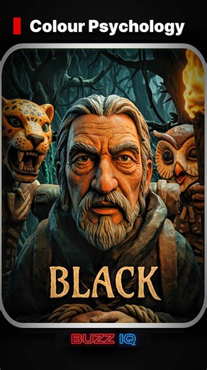 Color Psychology 😱 Why Fearless People Love Black Color (Psychology Story) #buzziq #darkpsychology