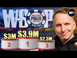 WSOP Online Main Event 2025: The biggest Tournament of my Life! (Day 1)