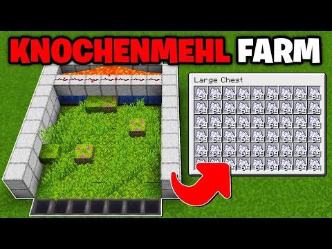 Minecraft Knochenmehl Farm bauen - Knochenmehl Farm bauen in Minecraft 1.21.8