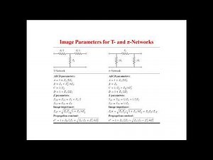 5.2 Microwave Filter Design Image Parameter Method