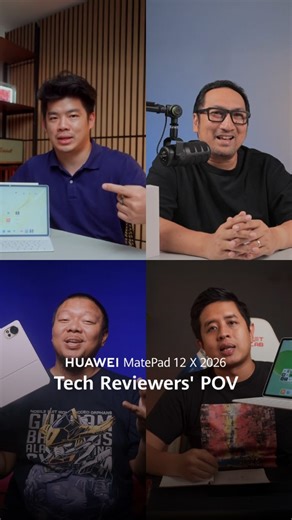Apa yang menjadi plus point memiliki HUAWEI MatePad 12 X 2026? Selain PC Level WPS Office 3.0 dan HUAWEI M-Pencil Pro yang baru diluncurkan bersama dengan tablet ini, simak poin-poin menarik dari tablet ini! Tersedia mulai 9 Januari 2026 dilengkapi bonus hingga 4,5 Juta, berupa HUAWEI Smart Magnetic Keyboard, HUAWEI M-Pencil Pro, HUAWEI Mouse, dan perpanjangan garansi selama 1 tahun. #HUAWEIMatePad12X2026 #TapIntoProductivity #TapIntoIntelligence #HUAWEIMPencilPro | Huawei Mobile
