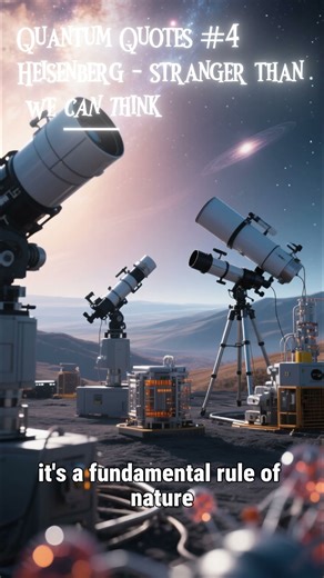 Quantum Quotes #4 - Heisenberg 'it's stranger than we can ever think #heisenberg #quantumquotes