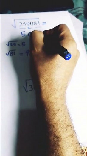 How To Find Square Root of Big Numbers In Mind