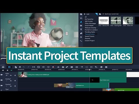 VideoStudio Instant Project Templates
