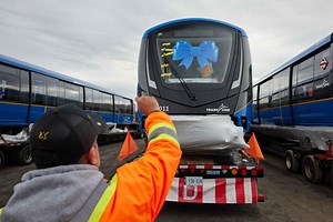 New SkyTrain cars are en route to Vancouver