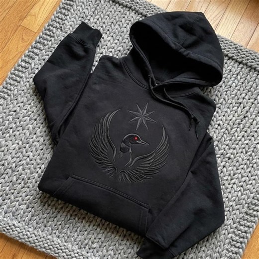 Minnesota Rebel Loon Resistance Embroidered Hoodie, Progressive MN Rebel Alliance Sweater, Social Justice Activist Apparel, Protest Shirt - Etsy