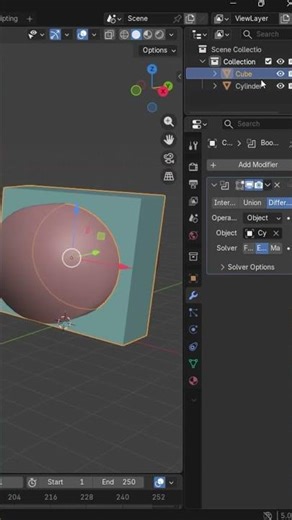 USO DE BOOLEAN DO BLENDER #blender #tutorial #blender3d