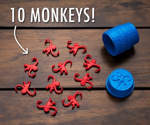 World's Smallest Barrel of Monkeys: A mini version of the classic game.