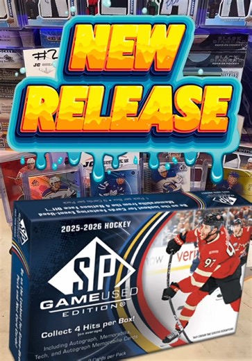 Perfect timing for the Olympics 🇨🇦🏒 What do you guys think of the new SP Game Used? 👀📦 #hockeycards #nhlcollectors #sportscards #thehobby #cardopening