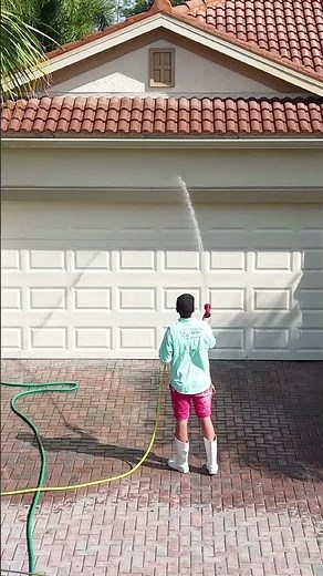 Exterior Gutter Cleaning of Estero Florida Home Helps Prevent Future Water Damages