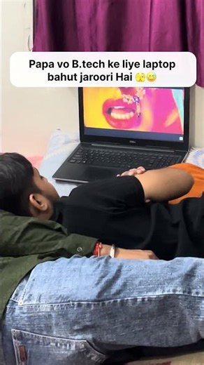 When B.Tech students finally get a laptop... 🤣 #Shorts