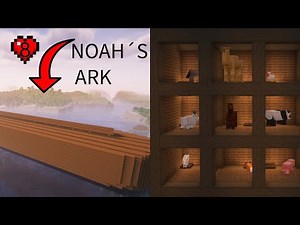 I built NOAH´s ARK in MINECRAFT
