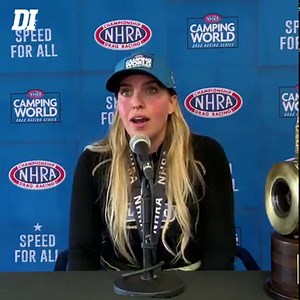 85K views · 8K reactions | Top Fuel's Brittany Force, winner of the NHRA Sonoma Nationals, opens up on the pressures that exist with driving at the highest levels of drag racing, as well as what is largely considered the quickest-and-fastest car on the property at any given national event. | Drag Illustrated | Facebook