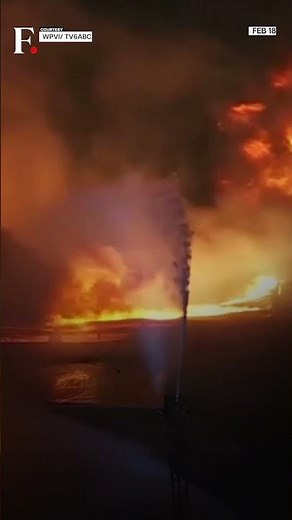 Watch: Massive Fire Breaks Out At Pennsylvania Aerospace Plant | N18G
