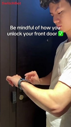 Always forgetting your keys? You need SwitchBot Lock Pro. 🔐 ✅