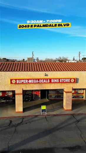 ‼️SUPER MEGA DEALS BIN STORE‼️ on Instagram: "Looking for real deals, not fake discounts? 🙊 Welcome to Super Mega Deals - Palmdale’s favorite discount store 🛒🛍️ Patio sets, BBQ grills, electric scooters, tools, home décor, and our famous daily bins you don’t want to miss 🔥 • 🫵🏻2049 E Palmdale Blvd, Palmdale, CA • 🚀Come see why everyone is talking about us."