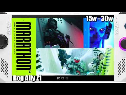 Marathon | Rog Ally Z1 | Performance Test! | 15w - 30w