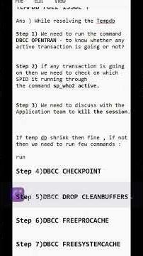 Q-19 | TempDB Full Issue 😱 Don’t Restart! | DBA Interview Series Q19 🔥