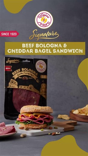 Quick Beef Bologna and Cheddar Bagel Sandwich Recipe