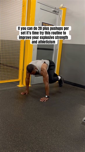 How to improve your explosive Push strength #pushups #workout