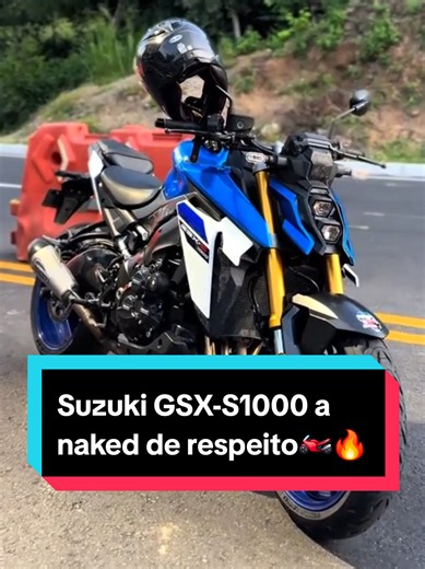 Suzuki GSX-S1000: uma naked de respeito, com motor 4 cilindros, potência de sobra e um ronco que arrepia. Uma máquina feita para quem busca emoção e desempenho em cada acelerada. 🏍️🔥 #SuzukiGSXS1000 #suzuki #moto #motorcycle #fyp
