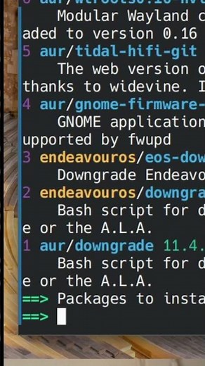 UPGRADE Arch Linux Kernel with Downgrade!