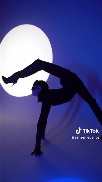 Catwoman Sense Me Dance #catwoman #dancingcat #stretchingchallenge #gymanstics #profgymnast