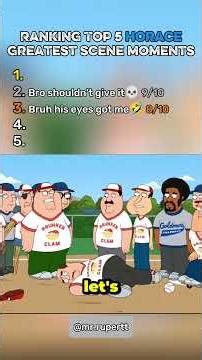 Top 5 Times Horace Stole the Scene 😂 | Family Guy Moments #horace #familyguy #funnymoments
