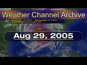 The Weather Channel - August 29, 2005 (2-7 AM Katrina)