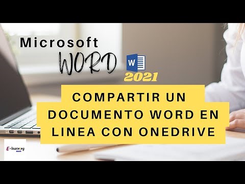 Como compartir un documento Word en línea con Onedrive