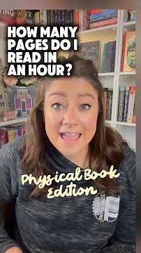 How Many Pages Can I Read in 1 Hour? (Physical vs. Kindle)🕦✨