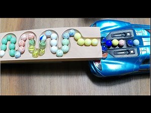 DIY Marble Run Track with Plywood and Steel Pipes | ASMR Ball Racing