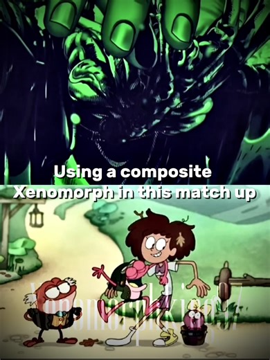 Amphibia verse vs xenomorph ||Xenomorph scale comes from mortal kombat that give the Xenomorph 4d and 5d scaling || #amphibia #xenomorph #mortalkombatx #edit #viral