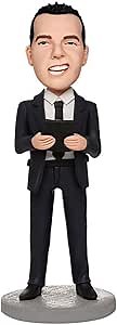 Custom Bobbleheads Figurine Customized Doll, Business Woman with a Notebook Custom Bobble Head, Bobble Head Figures Handmade Personalized Sculpture Gift for Women